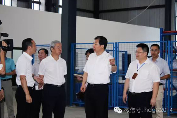 助力株洲新材料產(chǎn)業(yè)發(fā)展，省、市領(lǐng)導(dǎo)蒞臨宏大指導(dǎo)